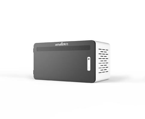 18 ranuras USB gabinete de carga con sistema de protección de seguridad 8S y construcción de chapa galvanizada