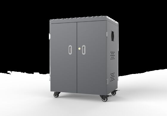 Gabinete de Carga USB de 54 Puertos con Protección de Seguridad 8S y Construcción de Chapa Galvanizada