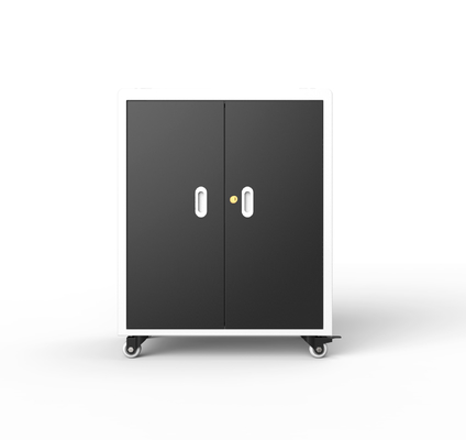 Computadoras portátiles Chromebooks Cuarto de carga Ingeniería ABS Carrito de carga de plástico intercalado