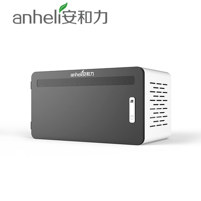 Tabletas USB más pequeñas gabinete de carga 18 ranuras con luz LED