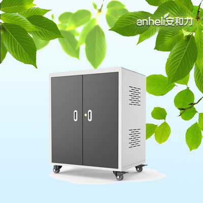 Carritos de recarga de computadoras portátiles de la fábrica de China 30 puertos de CA
