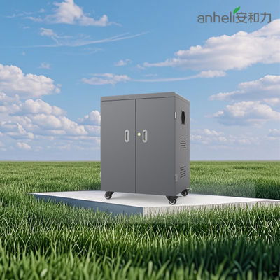 54 Puertos de carga Carrito de carga USB con ventiladores de refrigeración de entrada de 100-250V y cerraduras para almacenamiento seguro de la tableta