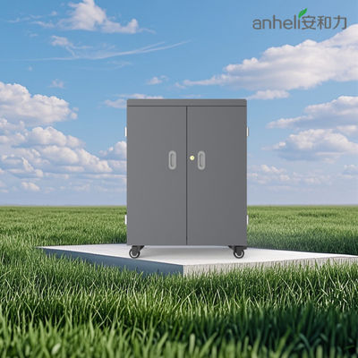 54 Puertos de carga Carrito de carga USB con ventiladores de refrigeración de entrada de 100-250V y cerraduras para almacenamiento seguro de la tableta