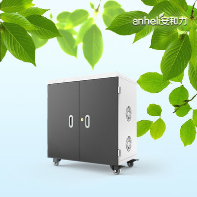 Carrito de carga USB tipo C de 36 bahías Smart Kind, gabinete de carga de 5V 2A