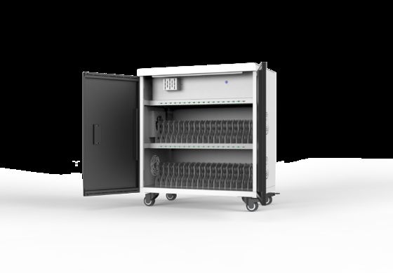 Armario de carga para iPad completamente ensamblado con 36 puertos USB y compatibilidad con pantallas de 12.9 pulgadas