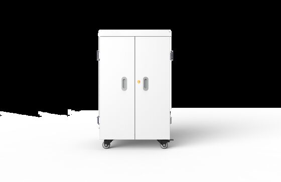 42 ranuras iPad Cargador con ventiladores de refrigeración Agujeros de ventilación y ruedas estándar médicas alemanas