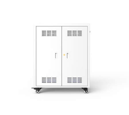 Chromebooks Charging Trolley 30 AC Power Sockets Charging Cabinet