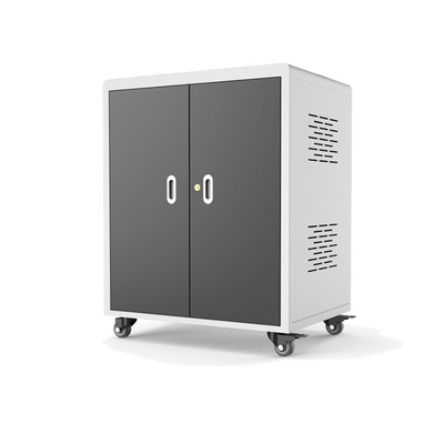 30pcs 4 rueda el gabinete de carga del ordenador portátil del almacenamiento de Chromebook galvanizado