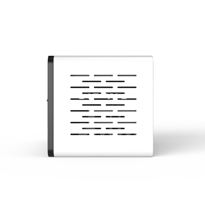 Mini gabinete de carga negro con capa intermedia de plástico de ingeniería ABS
