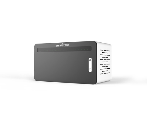 Mini gabinete de carga negro con capa intermedia de plástico de ingeniería ABS