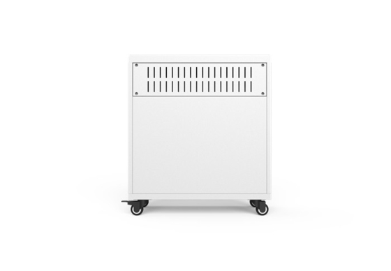36 ranuras hacen tabletas el gabinete de carga 230V de la carga por USB de las ruedas de la carretilla 4