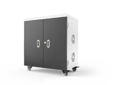Gabinete de almacenamiento para tabletas con 36 puertos USB para carga, para uso escolar