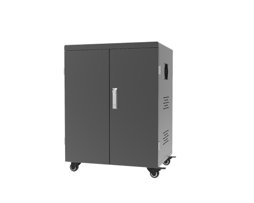 Gabinete de carga inteligente tipo USB para tabletas, carrito de carga de 54 puertos para iPads